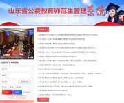 山东省教育厅高校毕业生就业信息网 网站截图