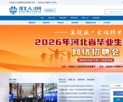 河北人才网 网站截图